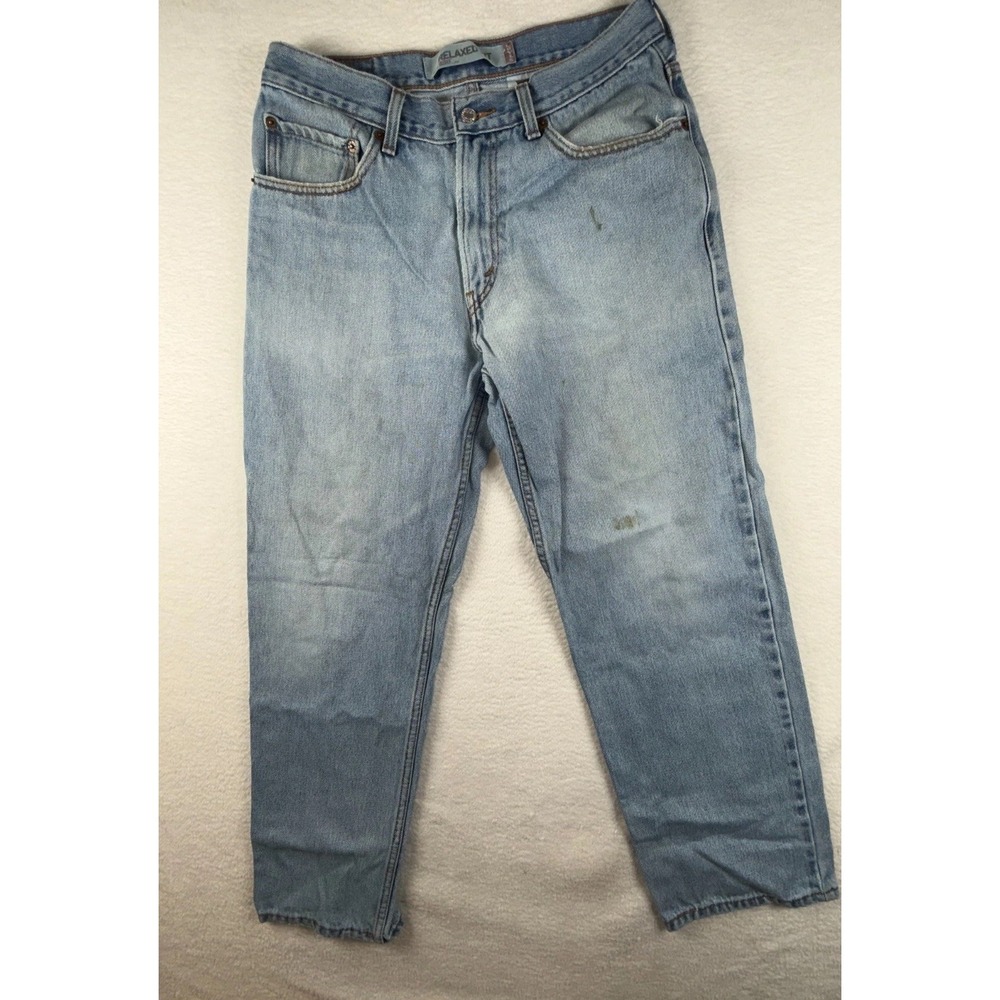 Levi's 550 Relaxed Fit Jeans Mens Blue Denim Medium Wash Straight Leg W32 L30